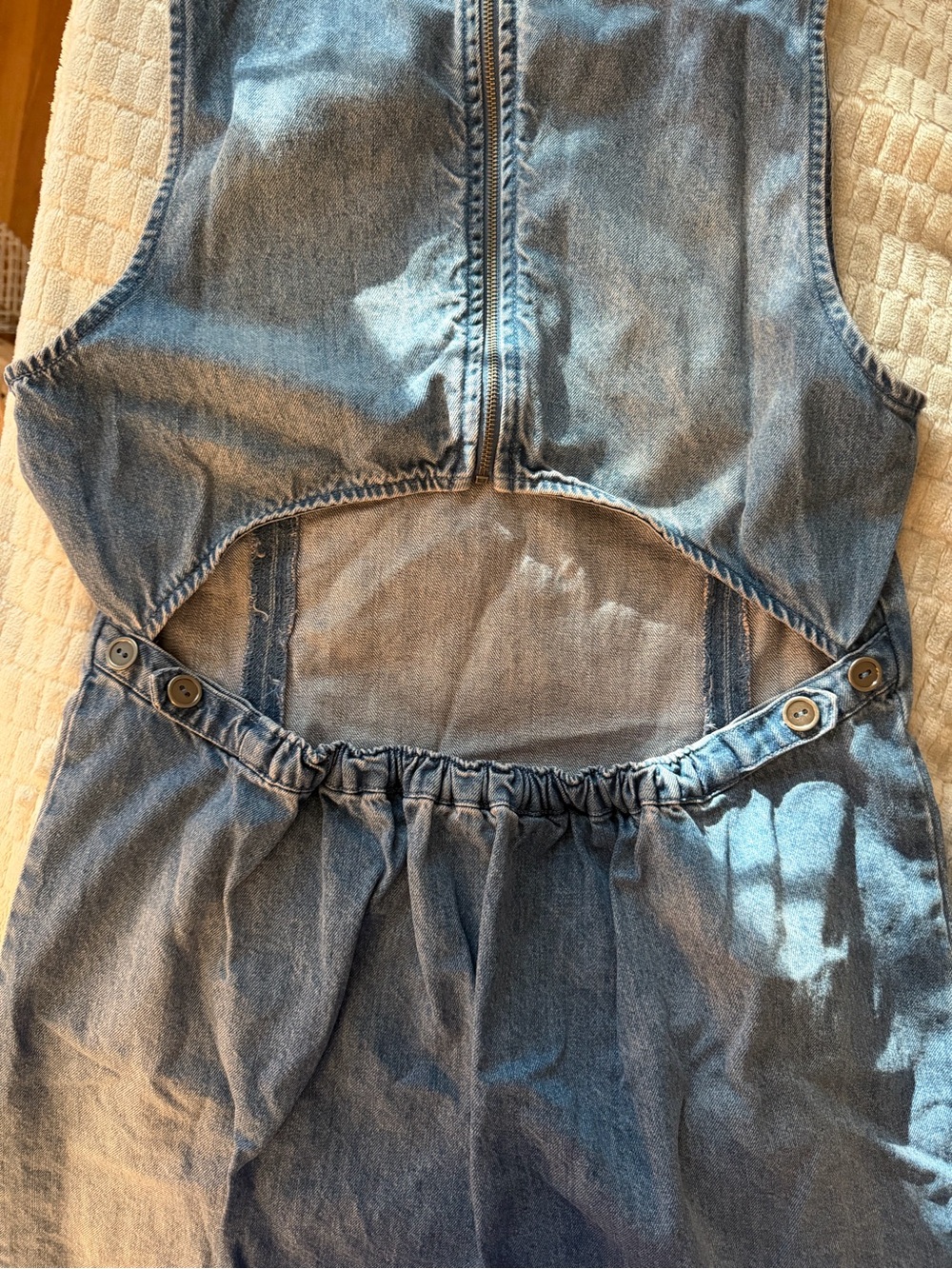 Free People Atlas Denim Mini Dress - Picture 4 of 5